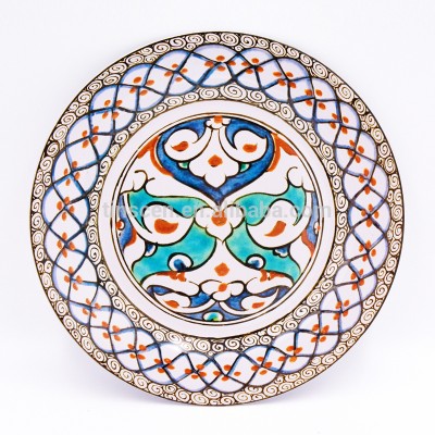 Dish shaped round tinplate tray